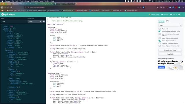 Pray Times App using REST API & FutuerBuilder-Flutter | تطبيق مواقيت الصلاة باستخدم REST API