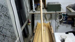 11.Разметка вант путенсов.Судомоделизм.Ship modelling.