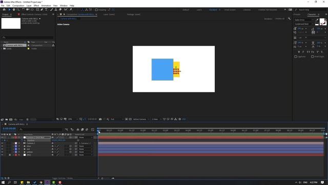 Camera Animation with Null Object - After Effects Tutorials смотреть онлайн