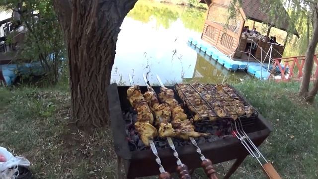 Кролик на Мангале / ОБЗОР Ресторан-поместье "Раздолье" в Донецке