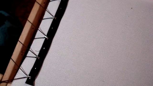 Натяжка канвы для вышивки смотреть онлайн