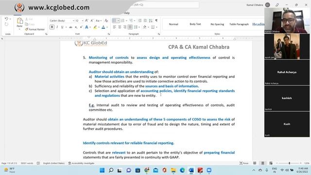 CPA | AUD | COSO | US GAAS |??? & ?? ????? ???????| смотреть онлайн