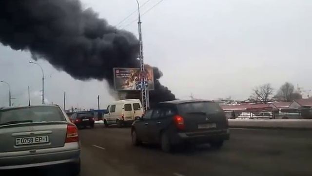 Пожар на рынке "Старый город" г.Брест смотреть онлайн