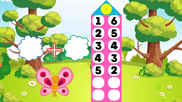 Числовые домики от 1 до 10 Состав числа ДОМИКИ Развивающие мультики МАТЕМАТИКА для детей смотреть онлайн