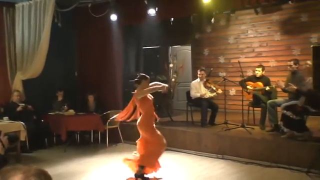 январь 2013г. Анастасия Климкина, Алексей Кобринский, Данияр Ри, Виктор Гарагуля,
