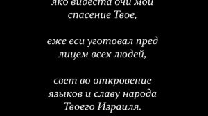 "Ныне отпущаеши..." (М.Строкин) поёт Федор Шаляпин