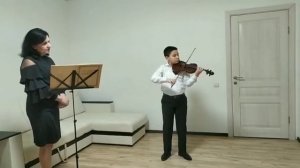 Видеоурок преподавателя по классу скрипки Галстян К.М. Обучающийся Вардан Бабаян.mp4