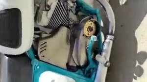 Работа двигателя Иж планета 3 на Зажигании CDI (полный газ).