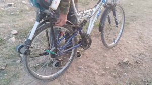 Установка 4-х тактного двигателя на велосипед. Ходовые испытания.