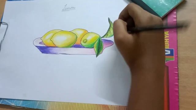 how to draw lemon ? in a bowl ? for beginners part 2 смотреть онлайн