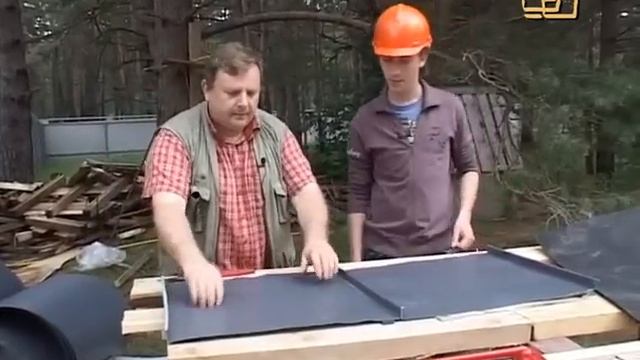 Металлическая крыша. Метод двойного фальцевания. смотреть онлайн