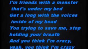 The monster Eminem ft Rihanna lyrics