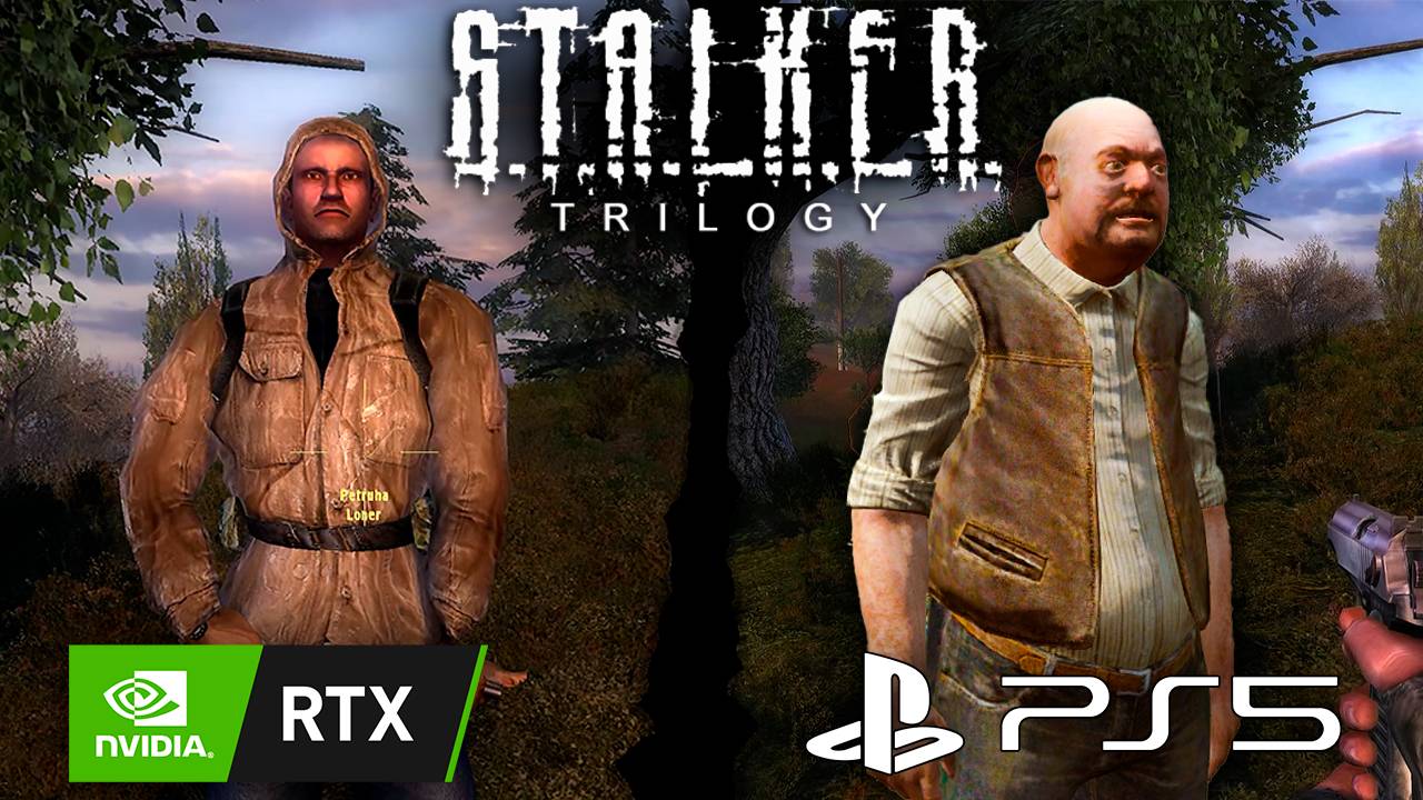 S.T.A.L.K.E.R.  Shadow of Chernobyl Сравнение RTX vs PS5