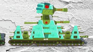 Все Серии Эволюция Гибридов КВ-44 vs Доры vs КВ-444 vs Ратте vs Кв-50 - Мультики про танки