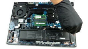 ?️ ASUS ROG Strix SCAR 17 G733 - disassembly and upgrade options