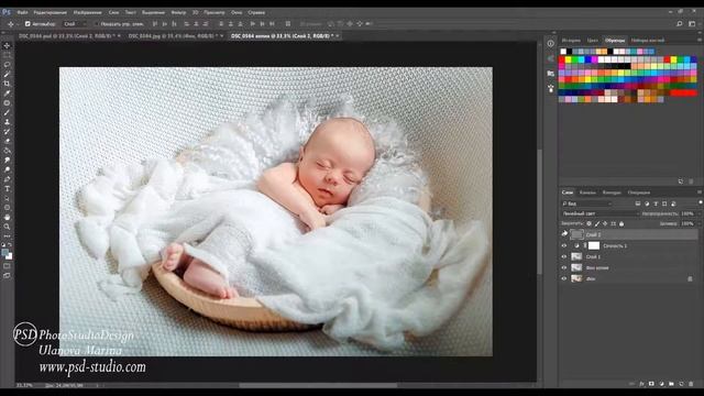 ОБРАБОТКА ФОТО НОВОРОЖДЕННЫХ смотреть онлайн