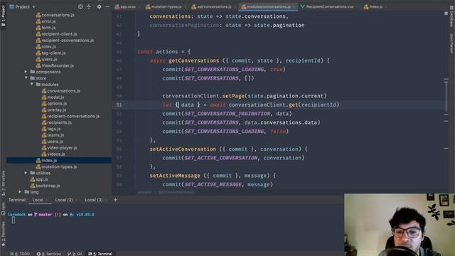 Vuex Tutorial - Part 3 - Dispatch Vuex Actions, how to use Modules in Vuex. How to use Vuex