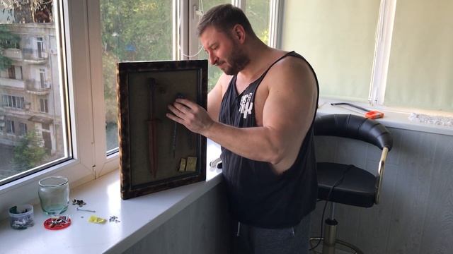 Делаем Панно из старинных вещей!