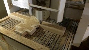 Изготовление большого деревянного креста на станке 1