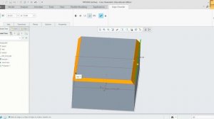 #12 Creo Part Modeling- Edge and Corner Chamfer