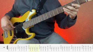 The Beatles - Lady Madonna (Bass cover with tabs)