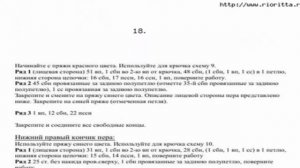 Вязаный попугай ара