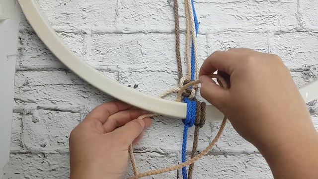 Как зафиксировать шнур на основе / макраме смотреть онлайн