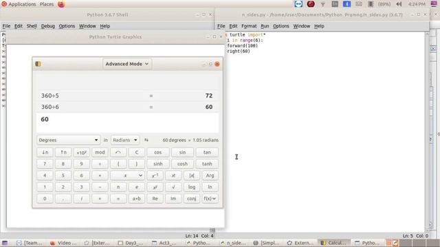 Python Graphics-Polygon construction смотреть онлайн