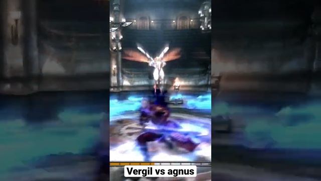 DMC4 - Vergil vs agnus (sss no damage) #shorts