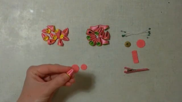 2 в 1: Подставка под яйцо или заколка? Канзаши МК/DIY Stand for Easter egg and hairpin.Kanzashi