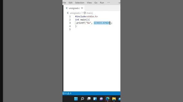 %e format specifier to display floating point data in c programming language #cprogramming #coding