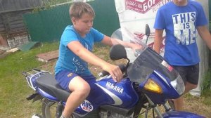 Первая езда на мотоцикле Yamaha YBR 125!!!