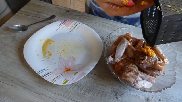 Куриные крылышки в апельсиново-сладком маринаде#крылышки#сладкиймаринад#апельсиновыймаринад