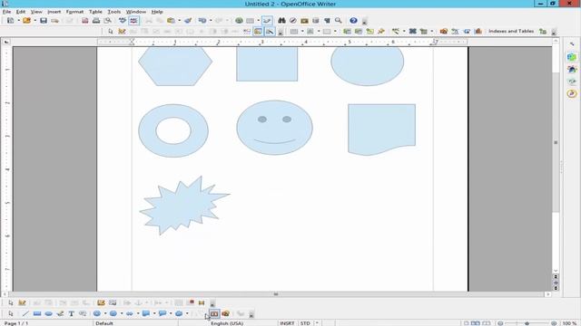 How to insert Shape in OpenOffice Writer Document смотреть онлайн