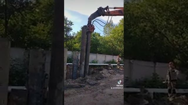 Шпунт во круг котлована