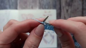 Платье спицами из YarnArt Style. Росток попетельно. Последняя разворотная петля просто!.