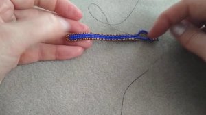 Bracelet and ring. Браслет и колечко из бисера. МК