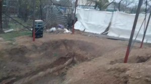 Гараж из профильной трубы / Начало