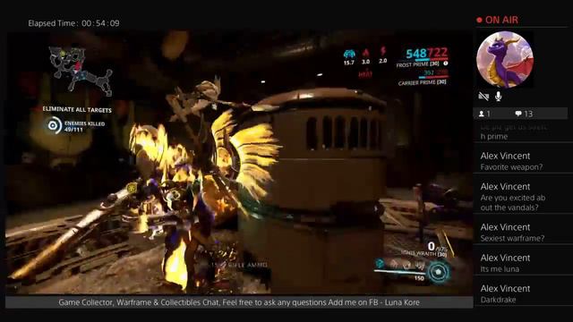 Lunakore Game Collector Helping Players - Warframe Veteran - May 8th 2018 - General Play смотреть онлайн