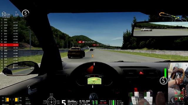 Assetto Corsa | Volkswagen Jetta TDi Cup at Okayama GP | Pedal & Wheel Onboard Cam смотреть онлайн
