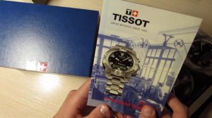 Ретро распаковка часов TiSSOT 2003 года модель T60.1.416.32