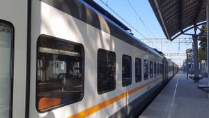 "Первый день работы МЦД-3!"  Электропоезд ЭП2Д-0218 сообщением "Ипподром - Крюково"