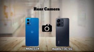 ⚡Moto G34 5G Vs Redmi 13C 5G? | Comparison ? |