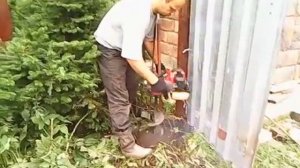 Бурения лунок под забор