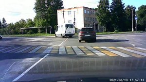 Город Рошаль Московской области. Город Рошаль из окна авто.