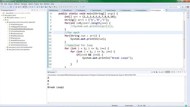 Java Tutorial in Tamil | Arrays in Java | Array 1D | Array 2D | Looping in Java | For Loop | While смотреть онлайн