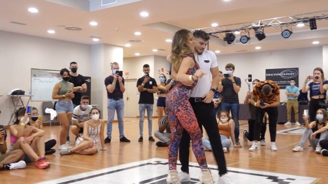 Berra y Laura [Prince royce remix DJC- lao' a lao,] @ Bachata Master Congress Madrid 19/09/21 смотреть онлайн