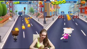 БЕГ ЗА ЗОЛОТОМ #193 Принцесса Анджела и Воришка Енот My Talking Tom УШАСТИК KIDS