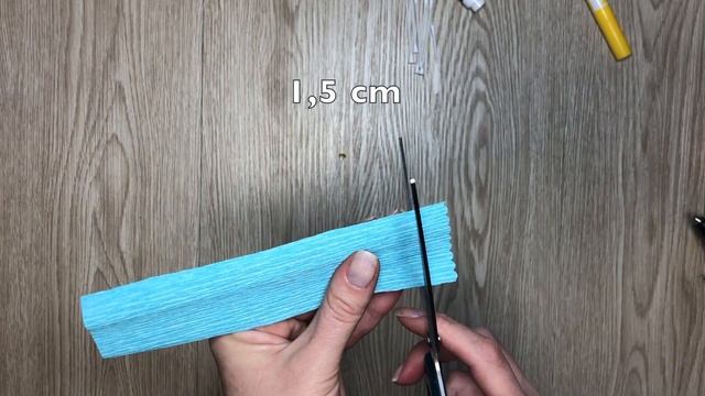 Веточки вербы и незабудки // Willow and Scorpion grasses. Цветы из гофрированной бумаги смотреть онлайн