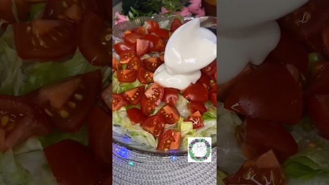 Салат с креветками по-простому
